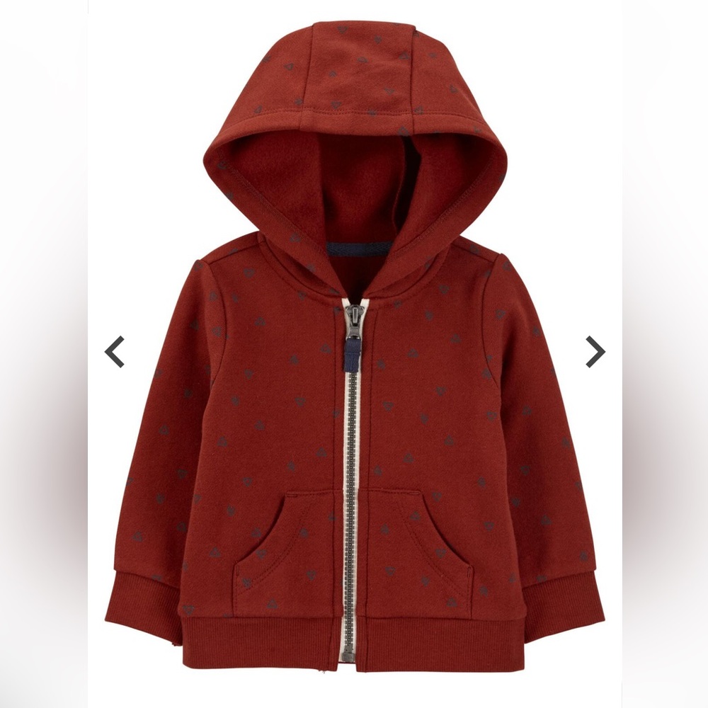 Baby zip up fleece hoodie and matching pants